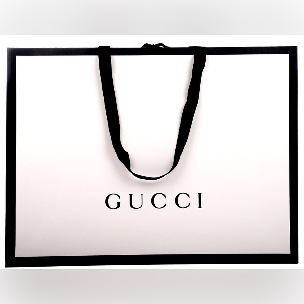Large Authentic Gucci Shopping Bag